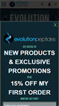 Mobile Screenshot of evolutionpeptides.com